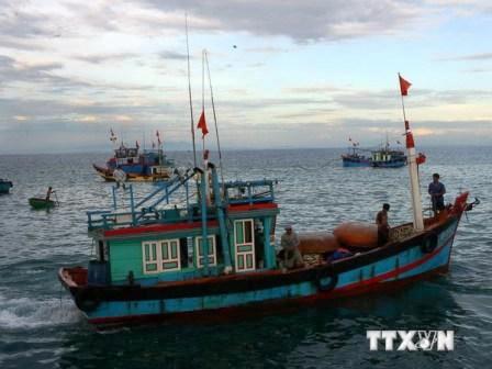 Aide de Vietnamiens de France pour les pêcheurs de Ly Son